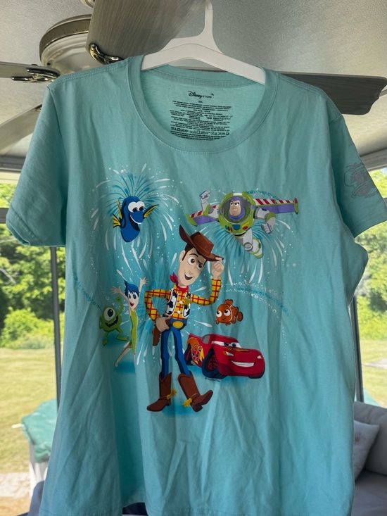 Disney Tops - Disney Aqua Short Sleeve Character Tee - Toy Story & Friends